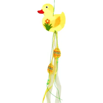 Velikonoční dekorace Kuřátko z flísu na zavěšení