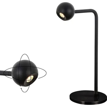 Lampička Mantra 7510 Eyes, černá stolní lampa s otočnou hlavou LED 6W 3000K, výška 38cm