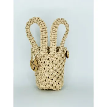 Lapač snů BRIMOON Košíček kosmetický zajíček 17 cm Barva: Béžová