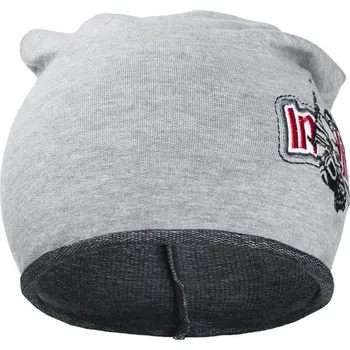 Čepice Podzimní dětská čepička New Baby In-line tmavě šedá - 110 (4-5r)