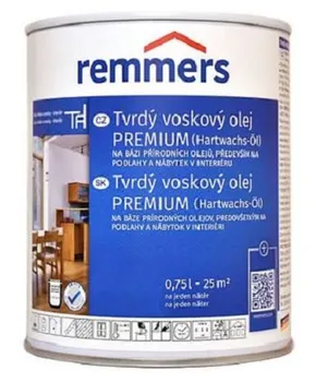Olej na dřevo Remmers Premium tvrdý voskový olej 0,75 l
