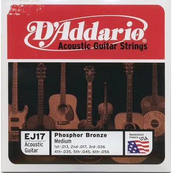 Příslušenství pro strunný nástroj D´ADDARIO EJ17