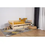 MAXIDO Dětská postel Mia - dva šuplíky 160x80 Přírodní (Český výrobek)