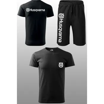 Tepláková souprava s krátkým rukávem Husqvarna Kraťasy velikost: S, Triko velikost: 2XL