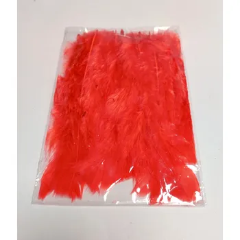 Vánoční dekorace Peří 10 - 17 cm červené