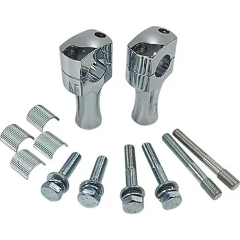 Řídítka Motorrad BURCHARD Nástavce řídítek Motorrad Burchard Custom Style 22/25,4mm, 80mm - černá Černá - lesklá