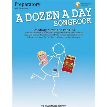A Dozen A Day Songbook: Piano - Ppravn kniha pro hre na klavr 996023