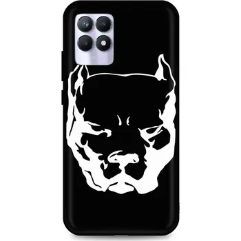 Pouzdro na mobilní telefon Kryt Realme 8i silikon Pitbull (obal neboli pouzdro na Realme 8i)