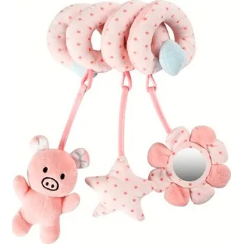Hračka pro nejmenší Čína Hračka na postýlku spirála - slon, prasátko, králíček nebo medvídek Varianta: spirála na postýlku - růžové prasátko