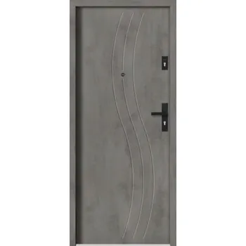 Vchodové dveře BARAŃSKI S 16 80/197 cm P bílá