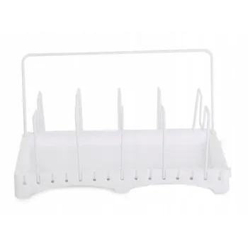 Odkapávač na nádobí Verk 15973 skládací odkapávač na nádobí bílý