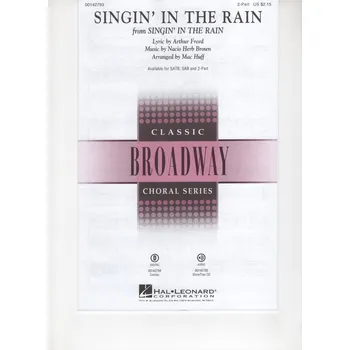 Singin' in the Rain / 2-Part* a klavír/akordy