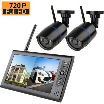 Bezdrátový DVR s LCD + venkovní kamery s IR LED, Verze 3 kamery