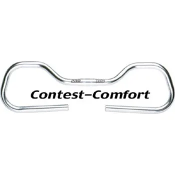 Ergotec řidítka Contest Comfort 25.4-570 mm 0° (stříbrná)