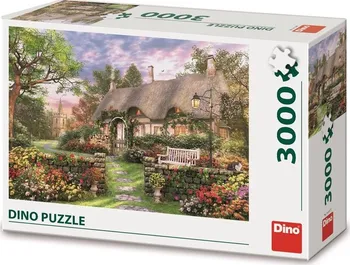 Puzzle Dino Romantická chatka 3000 dílků