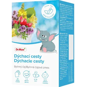 Čaj Dr. Max Dýchací cesty dětský bylinný čaj 20x1,5 g