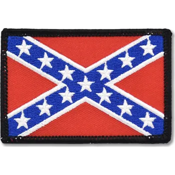 Nášivka Moto nášivka Confederate Battle Flag 7,5cm x 5cm