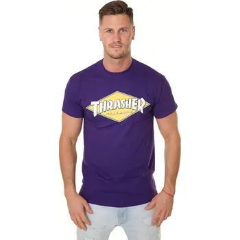 tričko Thrasher Diamond Logo - Purple S