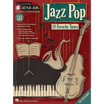 Jazz Pop - Jazz Play-Along Volume 102 - noty pro trubku, housle, fltnu 1000794