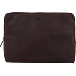 Kožený obal na notebook 15,6" Burkely Gast - tmavě hnědá