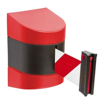 parkovací zábrana Nástěnná zábrana proti vstupu 5 m, černá / červená – bílá / červená