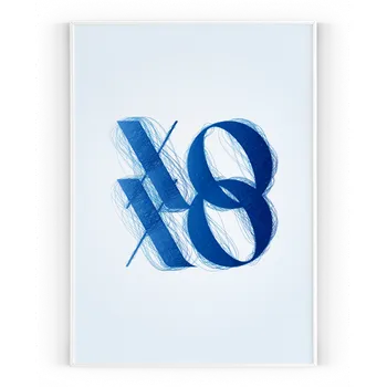 Plakát Plakát / Obraz XoXo Pololesklý saténový papír A4 - 21 x 29,7 cm