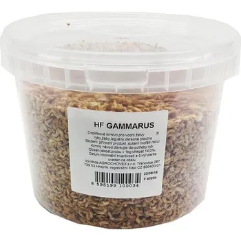 Krmivo pro terarijní zvíře Doplňkové krmivo pro vodní želvy Gammarus vědro 3 l