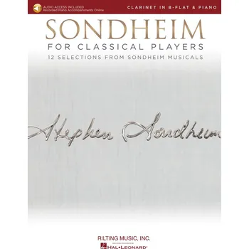 Sondheim For Classical Players - Clarinet - 12 Selections from Sondheim Musicals 1378229