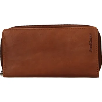 Peněženka Dámská kožená peněženka SendiDesign Rosana - koňak