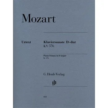 Klavrn sonta D major KV 576 - noty pro klavr 1055463