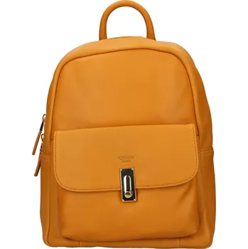 Městský batoh Elegantní dámský kožený batoh Katana Ninna- žlutá