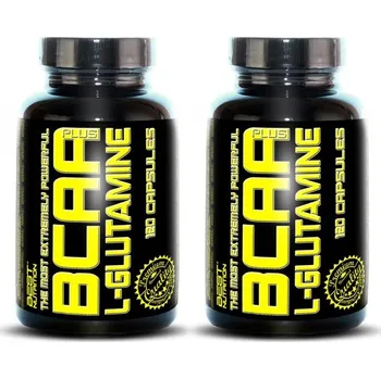 Aminokyselina 1+1 Zdarma: BCAA plus L-Glutamine od Best Nutrition - 120 kaps. + 120 kaps. - 120 kaps. + 120 kaps.