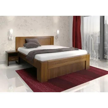 Postel FMP Lignum Edit postel s přední výplní - buk průběžný Moření: přírodní lak, Výška bočnice: 50 cm, Rozměr: 140 x 200 cm