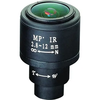 IP kamera Secutek 2.8 - 12mm varifokální objektiv M12x0.5