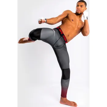 Pánská móda Pánské kompresní sportovní legíny Venum UFC Performance Institute - Black/Red Velikost: XL