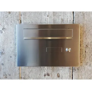 Poštovní schránka Poštovní schránka pro zazdění 40 cm - NEREZ, 1x zvonek, 1x jmenovka