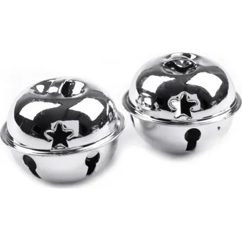 Rolnička kovová 30mm, stříbrná