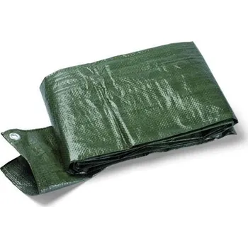 Krycí plachta Ochranná plachta s oky 90 g zelená 10 x 12 m