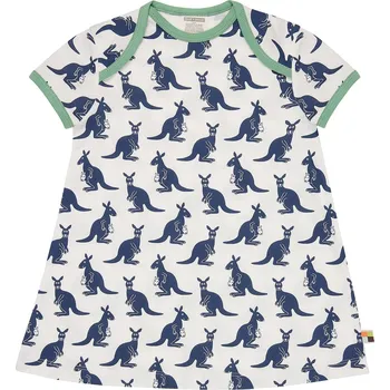 Dívčí šaty Dívčí šaty s krátkým rukávem Klokani modrá loud + proud Velikost: 74/80