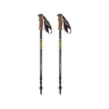Trekingová hůl VIPOLE TREKKER CORK black Černá hole + DÁREK dle VÝBĚRU!!