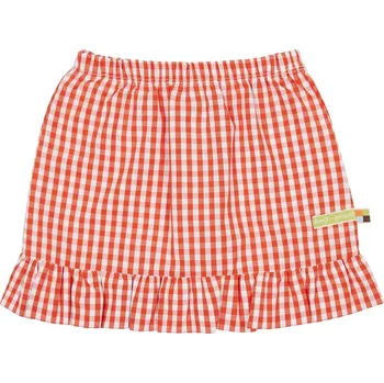 Dívčí sukně Dívčí károvaná sukně Tmavě oranžová loud + proud Velikost: 74/80