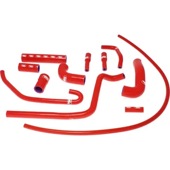 Silikonové hadice chladícího systému SAMCO Sport pro MV Agusta Brutale 750/910/989R 2001/2012 Barva: červená