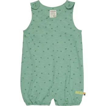 Kojenecký overall Kojenecký overal krátký bez rukávů Malé tečky zelená loud + proud Velikost: 50/56