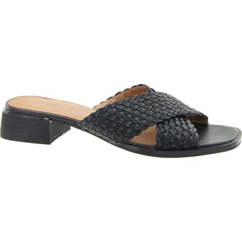 Dámské pantofle CAPRICE Dámské kožené černé pantofle 9-27200-28-022-255 Velikost 39