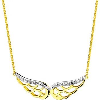 Náhrdelník Náhrdelník ze žlutého zlata s diamanty - 0,02 ct - ryzost 585 - 109.834