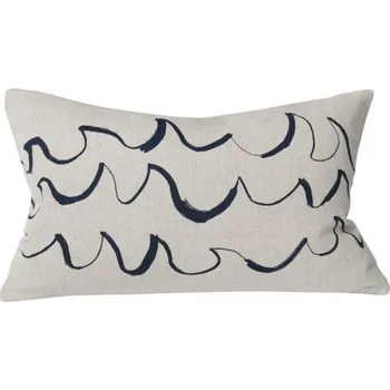 Dekorativní polštářek Povlak na polštář WAVE blue 40x60, Fine Little Day Švédsko