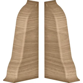 Podlahová lišta SLK50 koncovka pravá dub masala W463