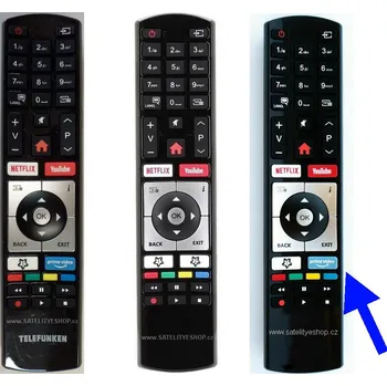 RC4318 Telefunken náhradní dálkový ovladač