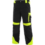 Kalhoty pracovní do pasu CXS SIRIUS BRIGHTON, barva černo-žlutá, vel. 56