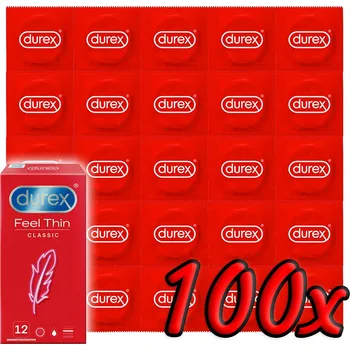 Kondom Durex Feel Thin Classic 100 pack